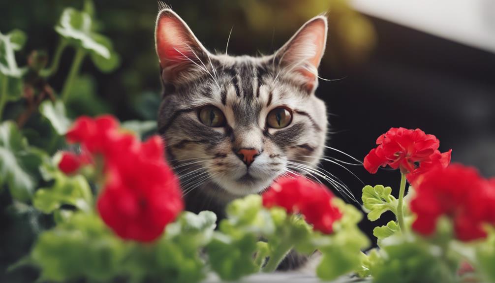 Are Geraniums Poisonous To Cats